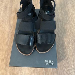 Black Eileen Fisher sandals